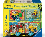 Ravensburger Puzzle: Minions 3 - 4 &sigma;&epsilon; 1 (12004348)