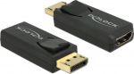 DELOCK Displayport Adapter DP -> HDMI St/Bu 4K Passive black