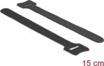 Delock Hook-and-loop fasteners L 150 mm x W 12 mm 10 pieces black