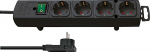 Brennenstuhl Steckdosenl. Comfort-Line 4x 2m teases. sw