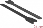 Delock Hook-and-loop fasteners L 240 mm B 13 mm 10 pieces black