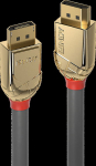 Lindy DisplayPort Cabel 2m, Gold Line, 1.4, 4K UHD 4096x2160@60Hz