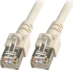 EFB Elektronik EFB RJ45 Patchkabel SF/UTP, Cat.5e, PVC, CCA, 0.15m, grau