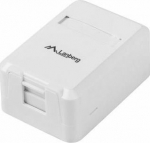 Lanberg Surface-mounted box for one module keystone - OK1-0001-W
