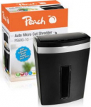 Peach Auto micro document shredder Cut PS600-10 20L schwarz