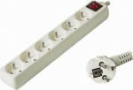 Power Strip PremiumCord 6 sockets 7 m White (pp6k07)