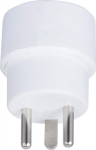 MicroConnect Power Adapter, Schuko to DK, Hybrid power adapter from