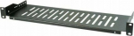 EFB Shelf for cabinet 19'' EFB-Elektronik 250mm, 1U, perforated, czarna
