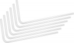 EK Water Blocks EK-Loop Hard Tube 16/12mm Acryl, gebogen 90 Grad - 80cm, 6 St&uuml;ck