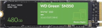SSD|SANDISK| 480 GB|M.2|PCI Express 3.0|NVMe Yes|Write speed 1650 MB/s|Read speed 2400 MB/s|MTBF 1000000 h|60xTBW rating|WDS480G2G0C