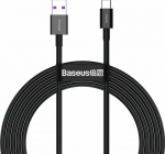 Cable USB Baseus USB-A - USB-C 2 m Czarny (CATYS-A01)