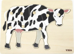 Viga Toys VIGA Wooden Montessori Puzzle Cow with Pins