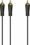 Kabel Hama RCA (Cinch) - RCA (Cinch) x2 5m czarny (002050970000)