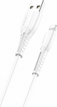 Kabel USB Usams USB-A - Lightning 1 m White (63867-MP)