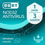 Sof ESD ESET NOD32 Antivirus 1 Jahr 3 Ger&Atilde;&curren;te