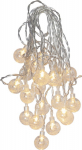 Star Micronics P&auml;ikesepaneeliga valguskett Globini, 20LED, 4.75m, IP44