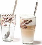 Leonardo Zestaw 2szklanek z spoons do Latte Solo - Leonardo (L-042553) - L-042553