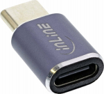 Adapter USB InLine USB-C - USB-C Szary (35900A)