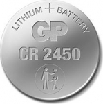 GP Batteries GP Lithium Cell Battery CR2450, 3V, Safety Seal (2-pack)