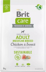 Brit Brit Care Sustainable Adult Med Chicken Insect 3kg