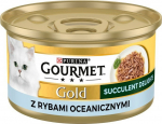 PUI PURINA Gourmet Gold Succulent Delights Ocean fish - wet cat food - 85g