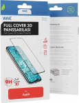 Wave 3D panssarilasi, iPhone X / Xs / 11 Pro, black