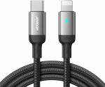 Kabel USB Joyroom USB-C - Lightning 1.2 m Czarny (JYR650)