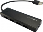 LC-Power USB-Hub 4x USB-A 3.2 + Charging function