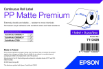 EPS Epson Premium - polypropylene (PP) - matt - Permanent acrylic adhesive - Rolle (10.2 cm x 55 m)