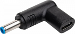 AKYGA Adapter PIN HP Universal power supply plug AK-ND-C09 USB-C / 4.5 X 3.0 MM PIN HP