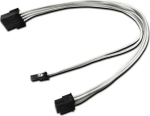 Nanoxia Kabel PCIe 6+2Pin Verl&auml;ngerung 30cm, white