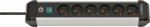 Listwa zasilająca Brennenstuhl 6 sockets 3 m black and silver (002182050000)