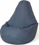 Go Gift Bean bag pouf PEAR gray XL 130x90