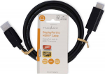 Nedis Kaabel DisplayPort otsik - HDMI otsik, 2m, Full HD bulk