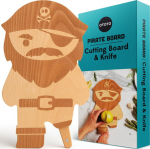 OTOTO Pirate Board Cutting Board & Knife
