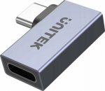 Adapter USB Unitek A1040GY01 USB-C - USB-C Szary (A1040GY01)