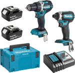 [AI generated title] Makita Combokit 18V 2X5.0Ah Li-Ion