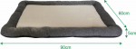 Sourcing PET BED GREY LPT4651M HOPPY 90X60X5CM