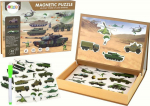 LeanToys Educational Magnetic Puzzle Set Z The Land War Theme