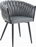 Leobert Krzesło ORION - velvet light gray x 2