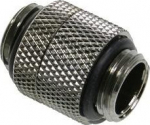 Bitspower Adapter gerade G1/4 Zoll AG auf G1/4 Zoll AG - drehbar, shiny black
