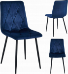 Leobert Krzesło LIBRA - velvet garnet / black legs x 1