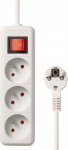 Bounn surge protector power strip 3 jack 5 m White (BLZ-3-WH)