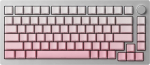 AKKO MonsGeek M1W SP Pink&White Gaming-Tastatur, Wireless, RGB, V3 Piano Pro Switch - silber, ANSI (US)