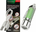 Rockforce rechargeable flashlight mini LED 6w1 USB-C 100 lm 500 mAh