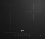 BEKO Hob | HII64200SFMT | Induction | Number of burners/cooking zones 4 | Touch | Timer | Black