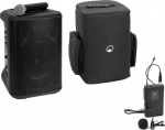 Omnitronic Set PORTY-8A Wireless-PA-System+ pocket transmitter incl. Lavalier microphone+ Soft bag