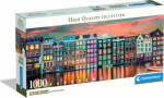 Clementoni Puzzle Panorama Bright Amsterdam 1000 element&oacute;w (39897)