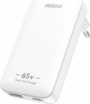Charger GaN Dudao A65Q 65W USB-A / USB-C PD ultra- - White