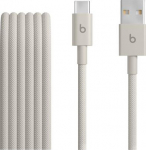 Apple Beats - USB-kabel - USB (hane) till USB-C (hane) - USB 2.0 - 1.5 m - braided, USB Fast Charge (15W), reinforced design - surge stone